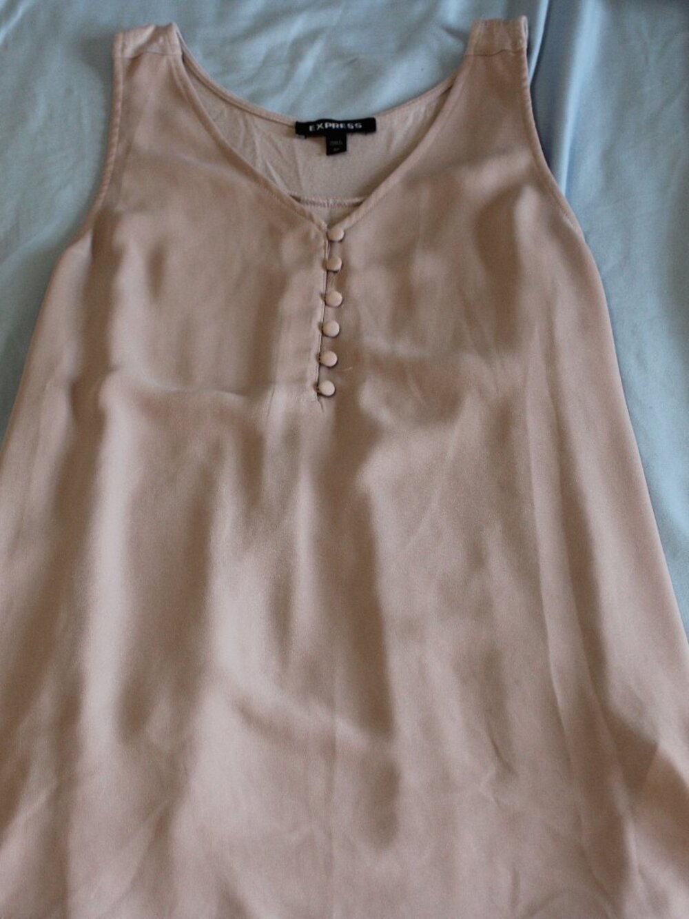 Pink formal tank top